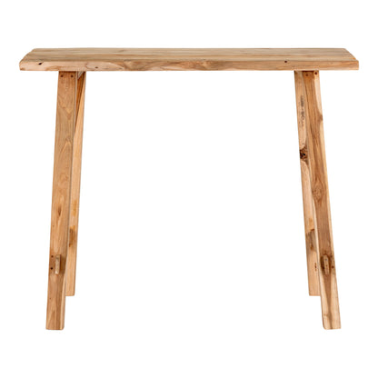 Consola Girona em Teca Natural — 90 × 30 × 80 cm