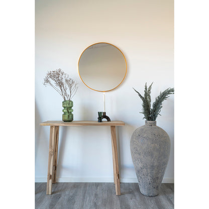 Consola Girona em Teca Natural — 90 × 30 × 80 cm