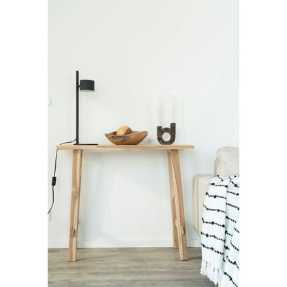 Consola Girona em Teca Natural — 90 × 30 × 80 cm