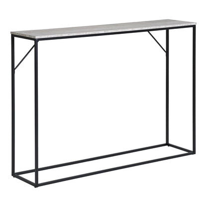 Consola Vita com Tampo Aspecto Travertino — 110 × 26 × 80 cm