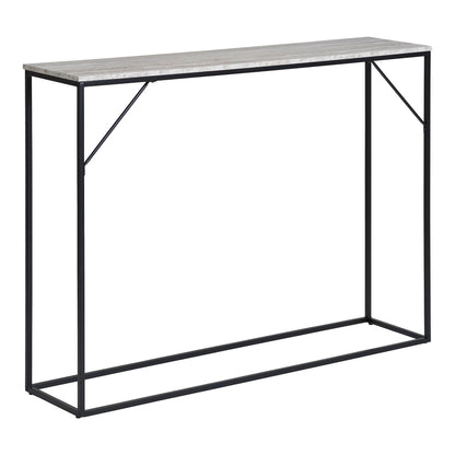 Consola Vita com Tampo Aspecto Travertino — 110 × 26 × 80 cm