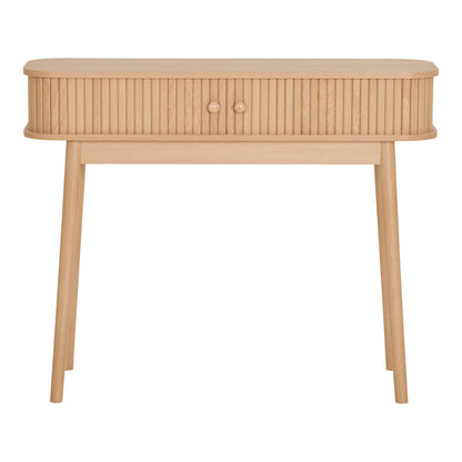 Aparador Nikko com 2 Portas, Natural — 100 × 30 × 80 cm