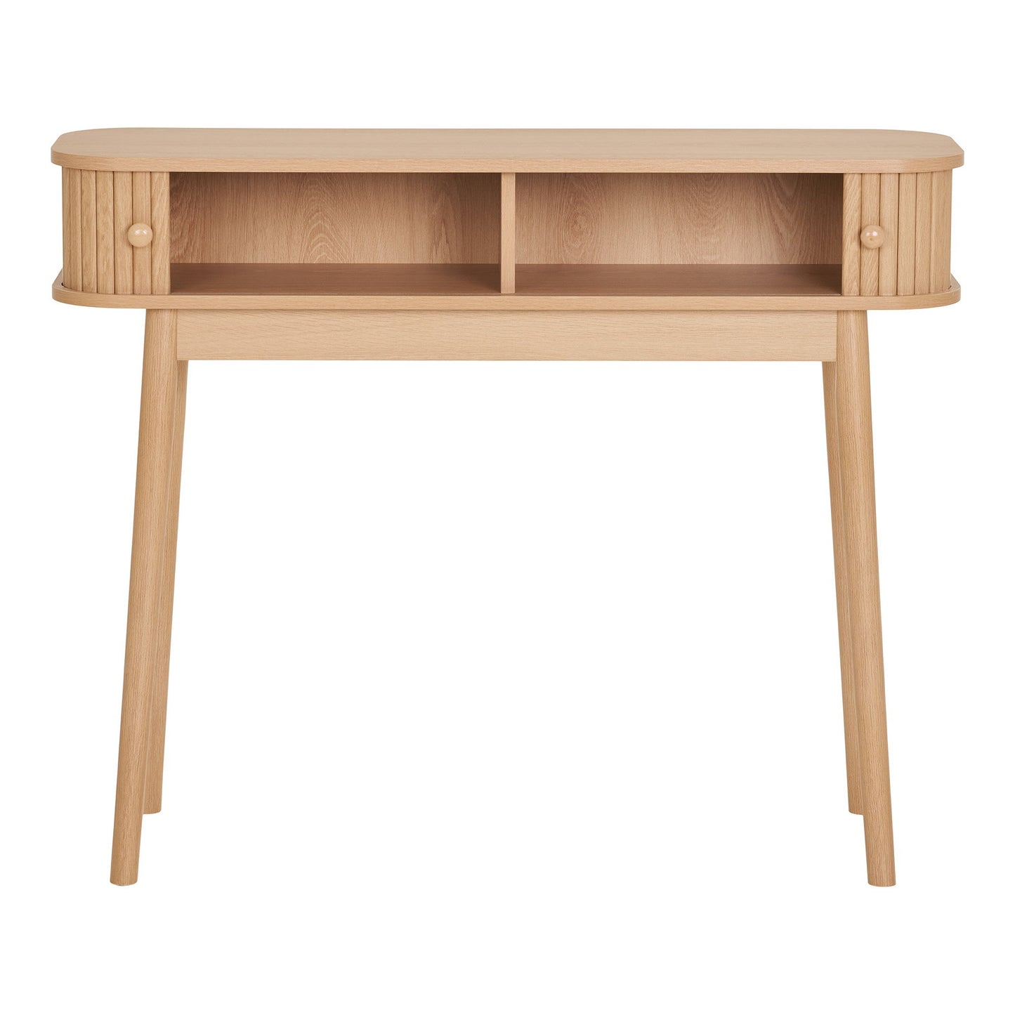 Aparador Nikko com 2 Portas, Natural — 100 × 30 × 80 cm