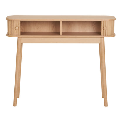 Aparador Nikko com 2 Portas, Natural — 100 × 30 × 80 cm