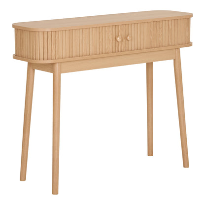 Aparador Nikko com 2 Portas, Natural — 100 × 30 × 80 cm