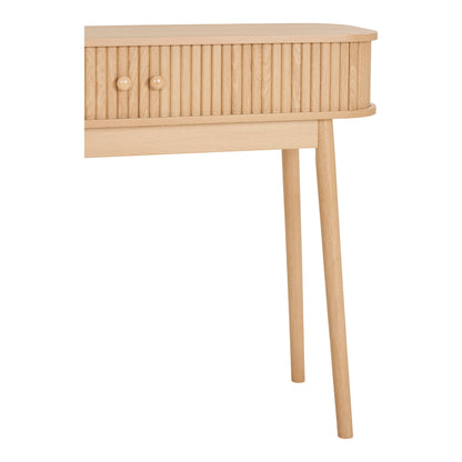 Aparador Nikko com 2 Portas, Natural — 100 × 30 × 80 cm