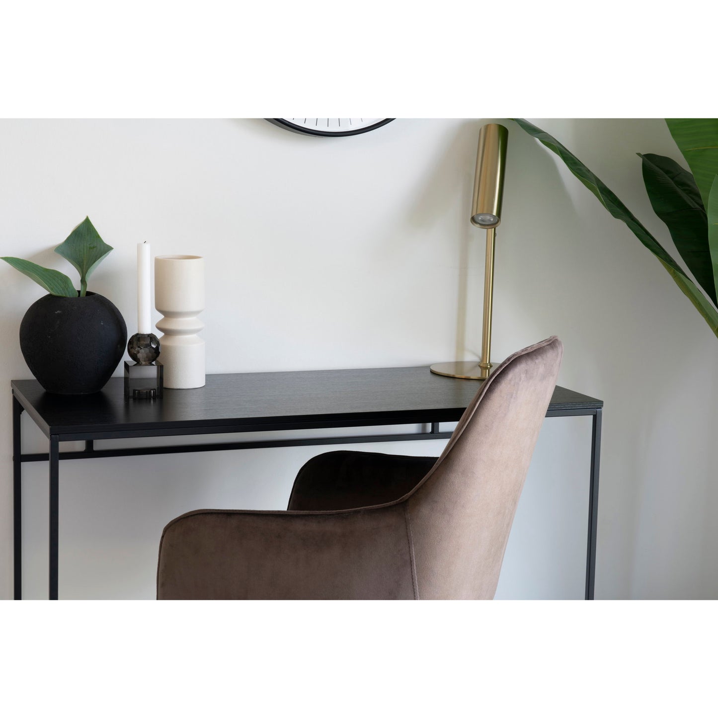 Secretária Vita Preta — 100 × 45 × 75 cm