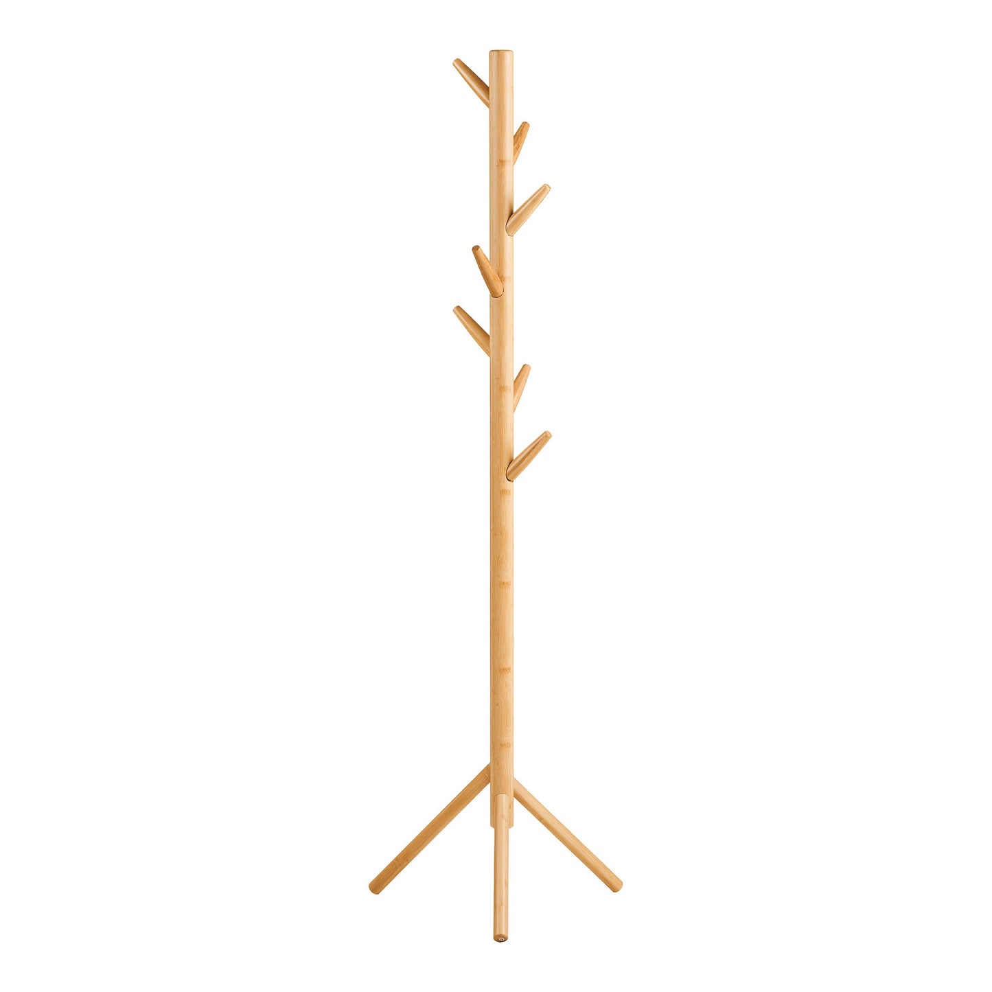 Cabideiro de Pé Wanaka em Bambu Natural, 163 cm