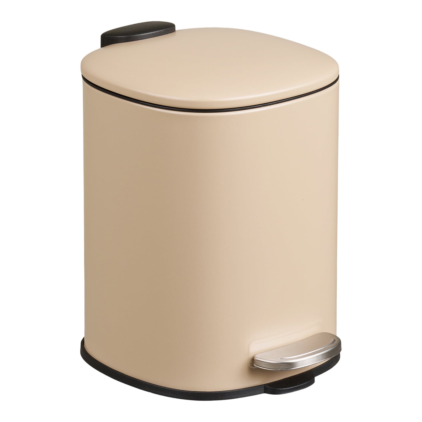 Caixote do Lixo Lodi com Pedal e Fecho Suave, Bege 3 L