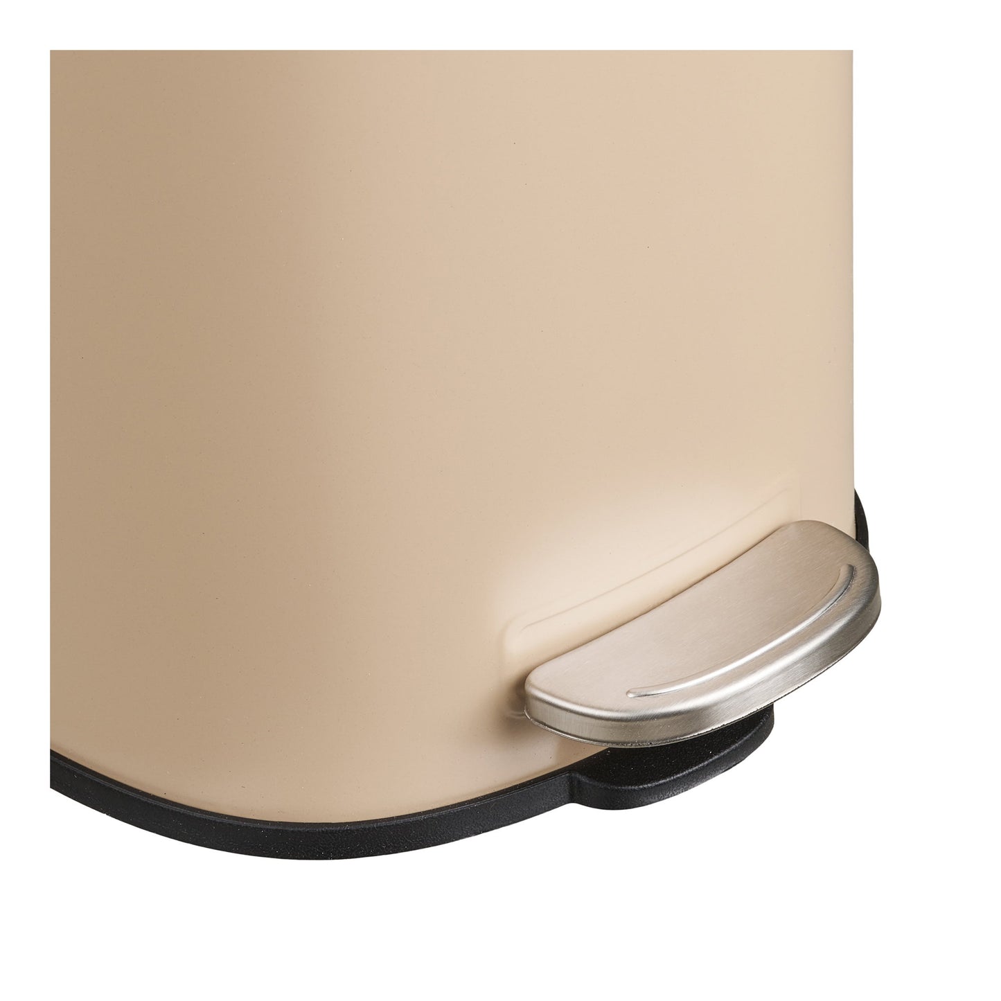 Caixote do Lixo Lodi com Pedal e Fecho Suave, Bege 3 L