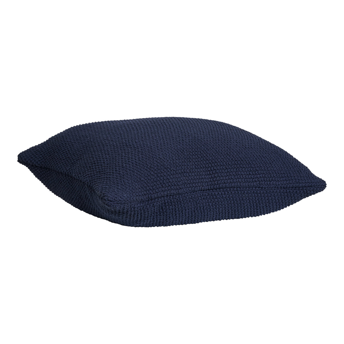 Almofada Santos em Algodão Reciclado, Azul-Escuro — 45 × 45 cm