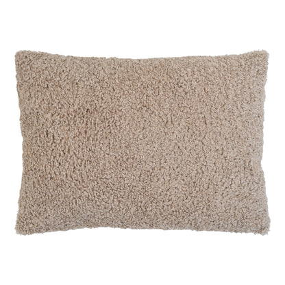 Almofada Tavira em Bouclé Castanho-Acinzentado — 45 × 60 cm