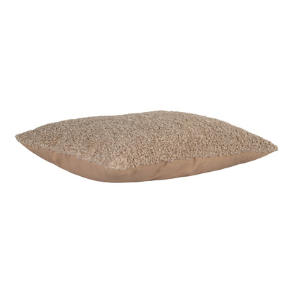 Almofada Tavira em Bouclé Castanho-Acinzentado — 45 × 60 cm