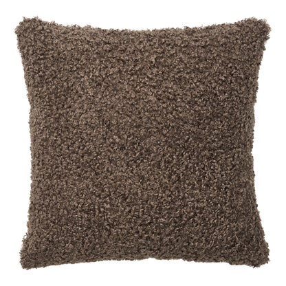 Almofada Tavira em Bouclé Cinzento-Escuro — 45 × 45 cm