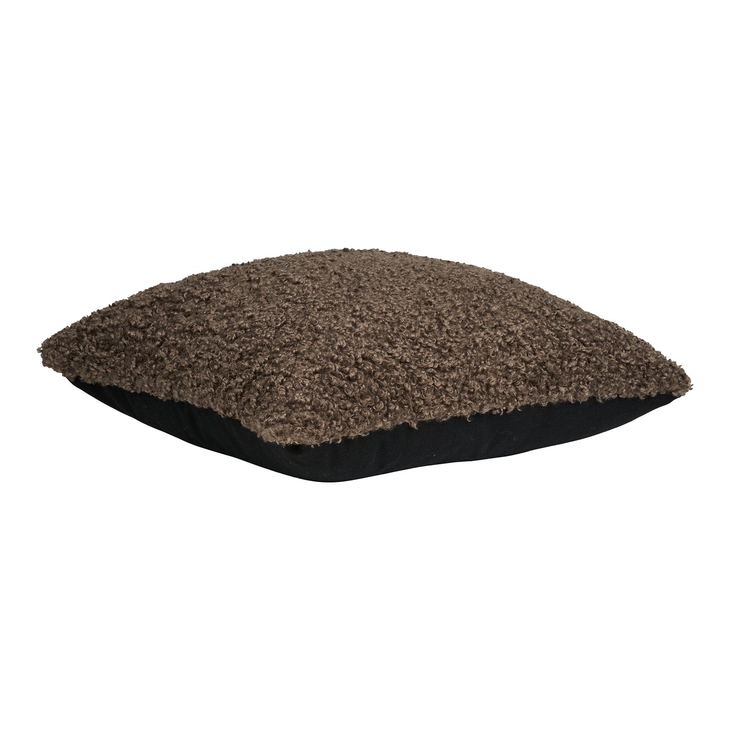 Almofada Tavira em Bouclé Cinzento-Escuro — 45 × 45 cm