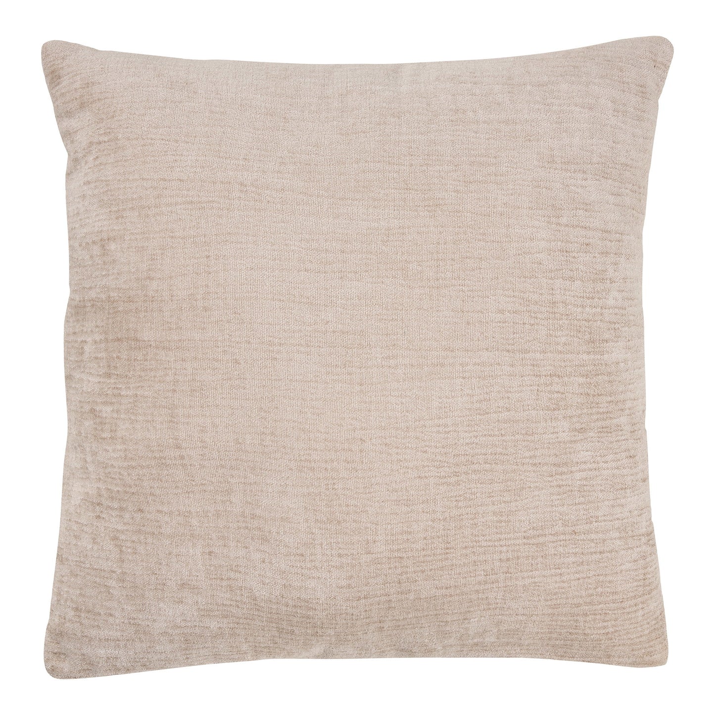Almofada Leros em Viscose e Algodão, Bege — 45 × 45 cm