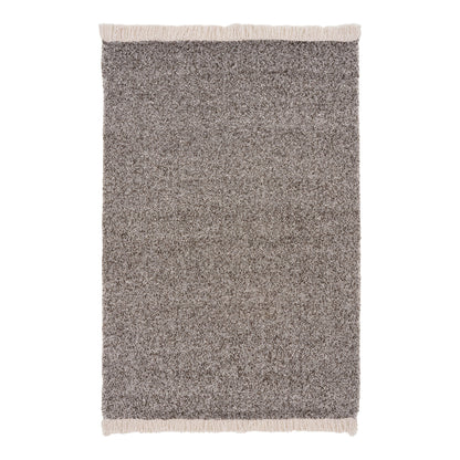 Manta Sira, Beige y Marrón — 130 × 180 cm