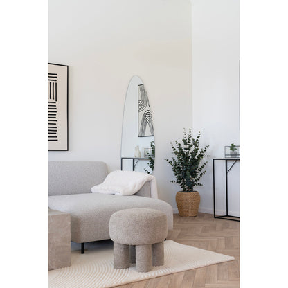 Tapete Pune Tufado à Mão em Lã, Marfim — 160 × 230 cm