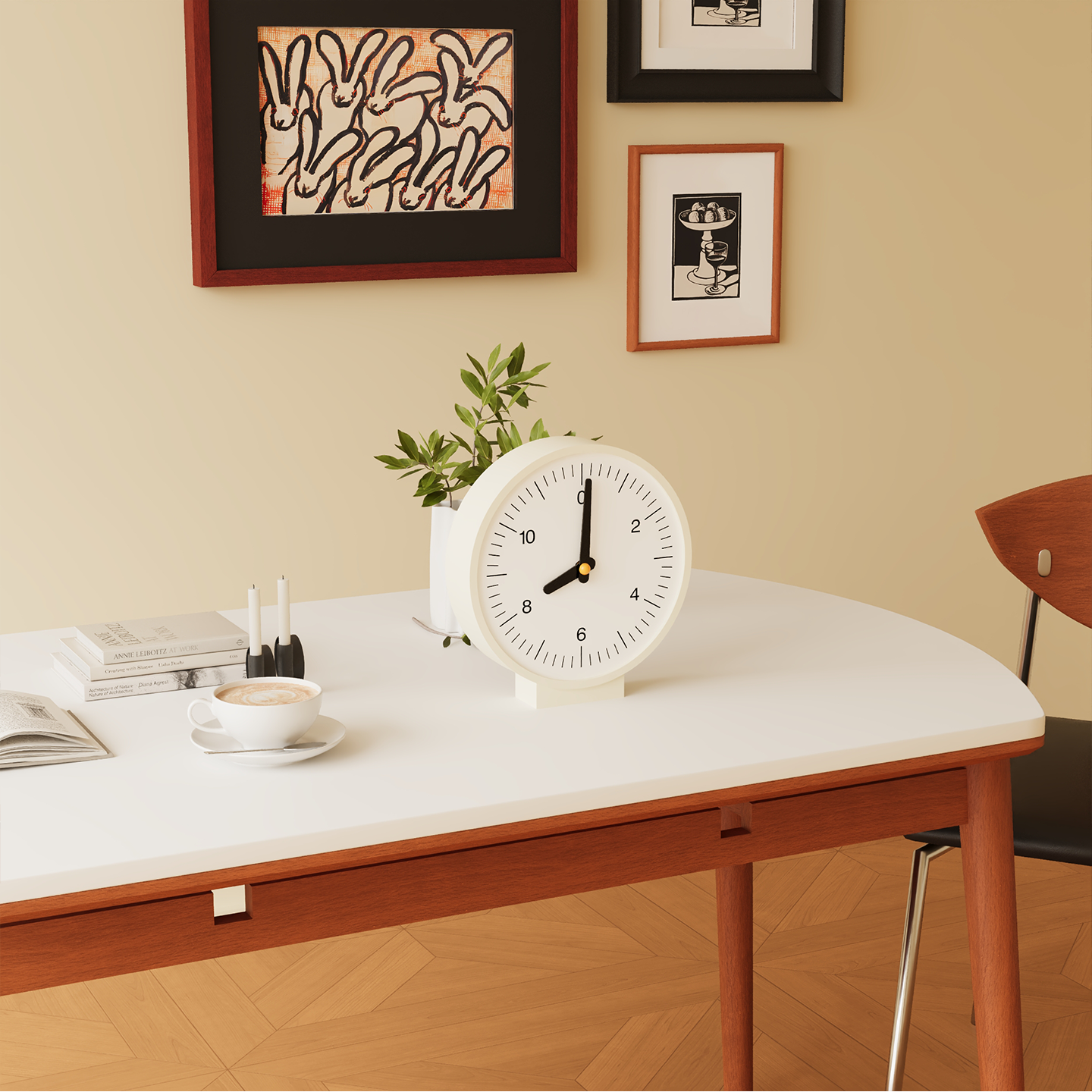 Minimalism Double-Sided Clock-4