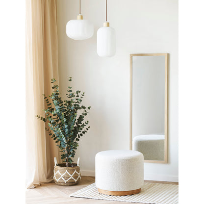 Espelho Scottsdale com Moldura em Madeira Natural — 45 × 110 cm