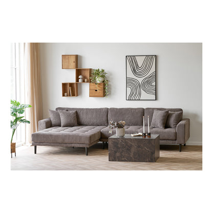 Townsville Wall Shelf in Oak with 2 Compartments — 30 × 18 × 30 cm