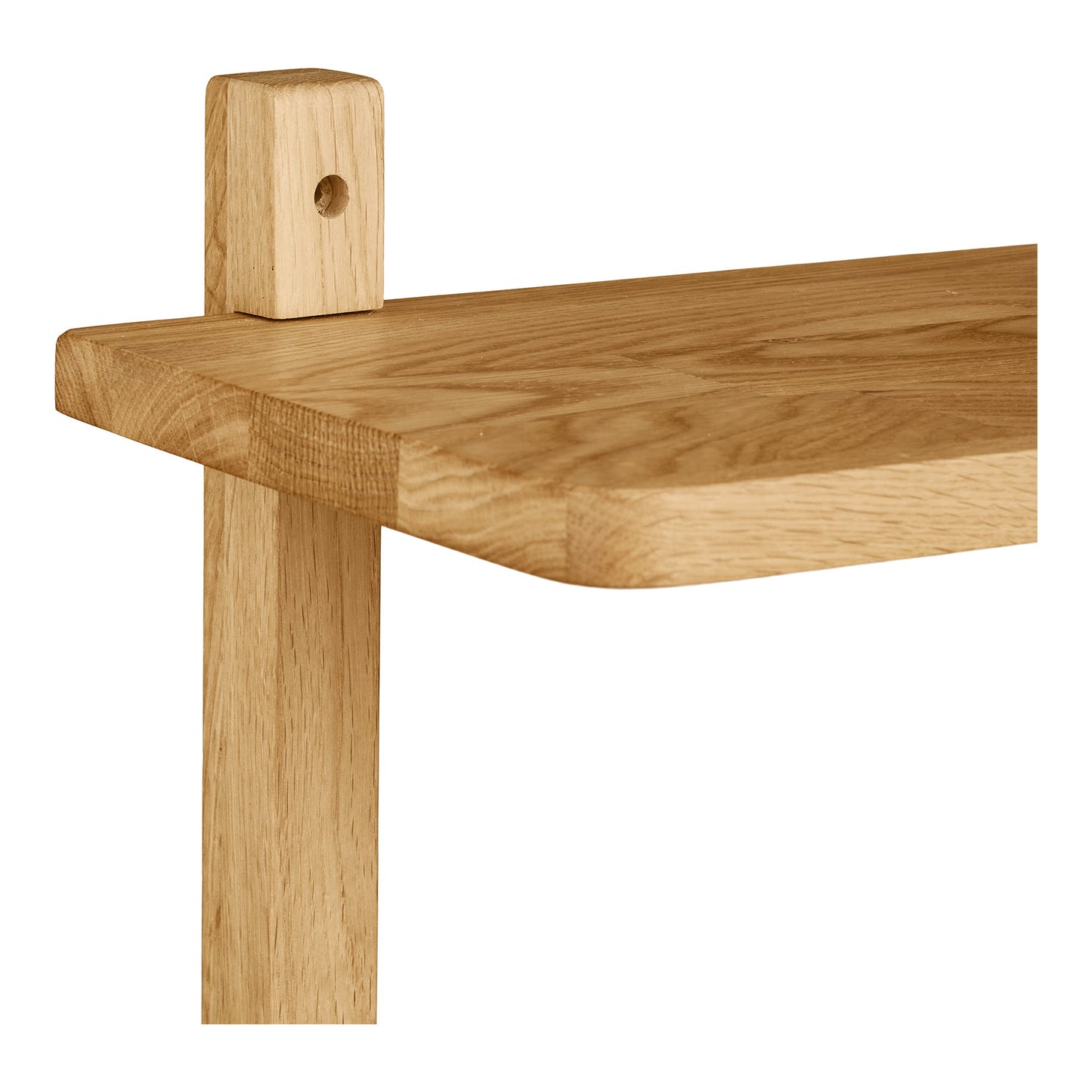 Prateleira de Parede Townsville em Carvalho Natural — 50 × 20 × 75 cm
