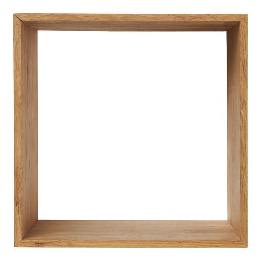 Prateleira de Parede Lattoon em Carvalho Natural — 30 × 18 × 30 cm