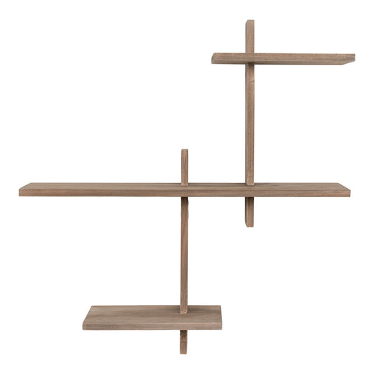 Prateleira de Parede Gavi em Pinho Natural, 55 × 55 × 15 cm