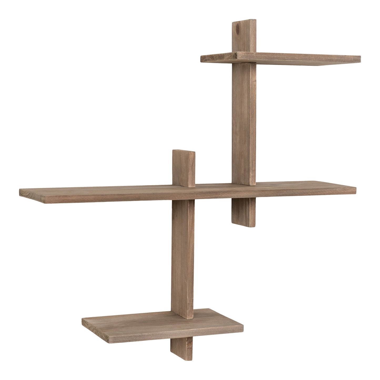 Prateleira de Parede Gavi em Pinho Natural, 55 × 55 × 15 cm