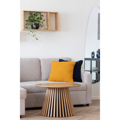 Ember Shelf-Box in Natural Bamboo, with Compartment — 70 × 15 × 35.5 cm