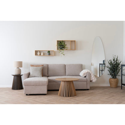 Ember Shelf-Box in Natural Bamboo, with Compartment — 70 × 15 × 35.5 cm