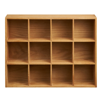 Soria Wall Shelf in Natural Oak — 39 × 11 × 51 cm