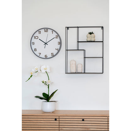 Relógio de Parede Greenwich em Cinzento, Ø 35 cm