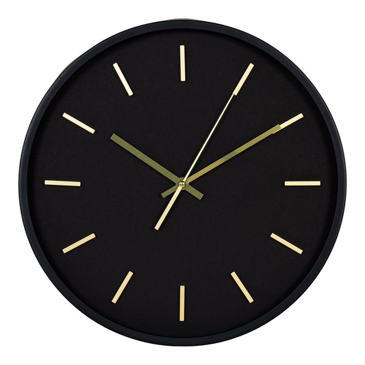 Relógio de Parede Kensington, Preto — Ø 35 cm