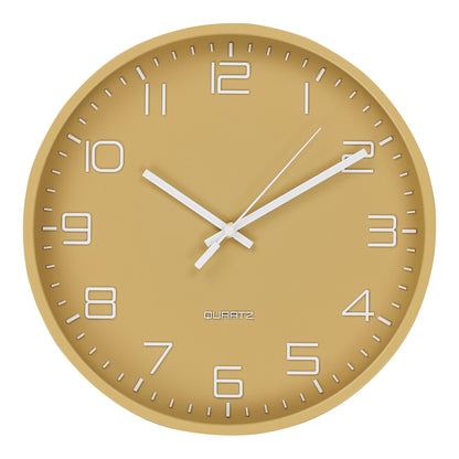 Relógio de Parede Rosolini, Ocre — Ø 30 cm