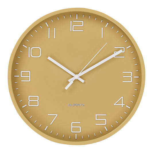 Relógio de Parede Rosolini, Ocre — Ø 30 cm