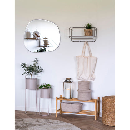 Set de 3 Cestas Cadima de Algodón Beige