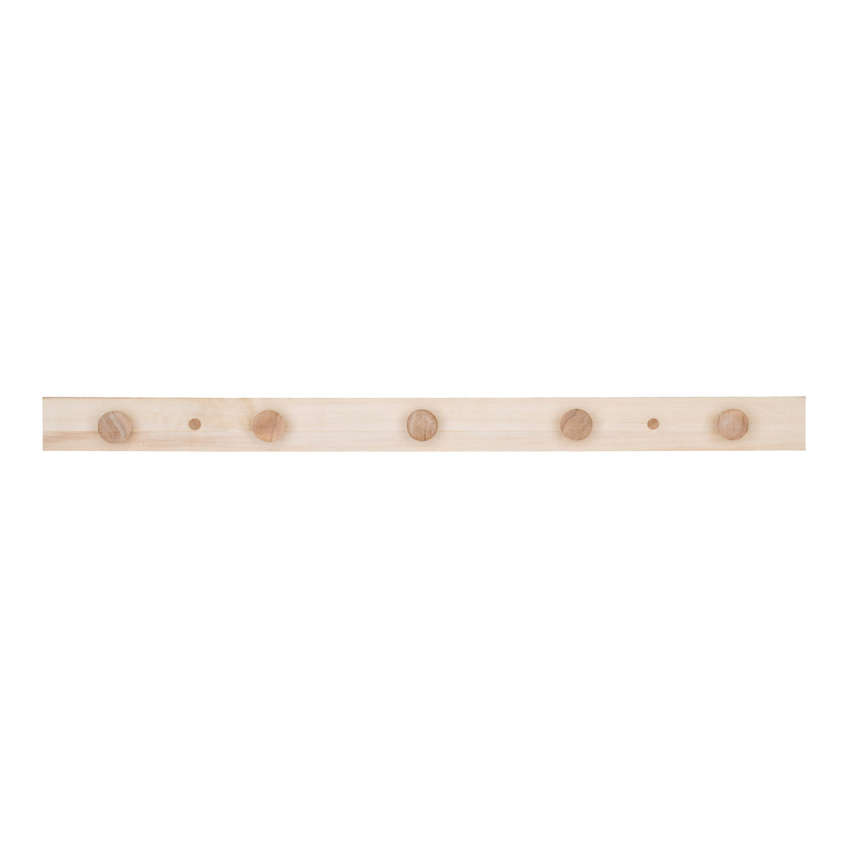 Cabideiro de Parede Abano em Choupo Natural — 70 cm
