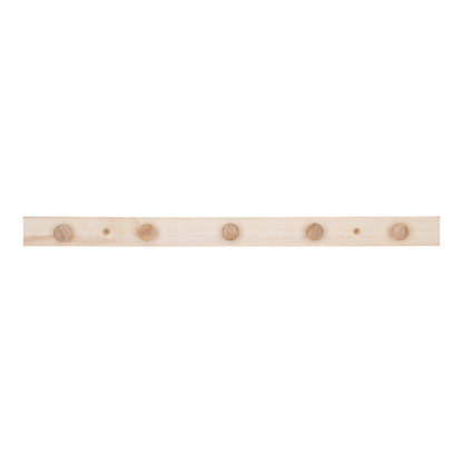 Cabideiro de Parede Abano em Choupo Natural — 70 cm
