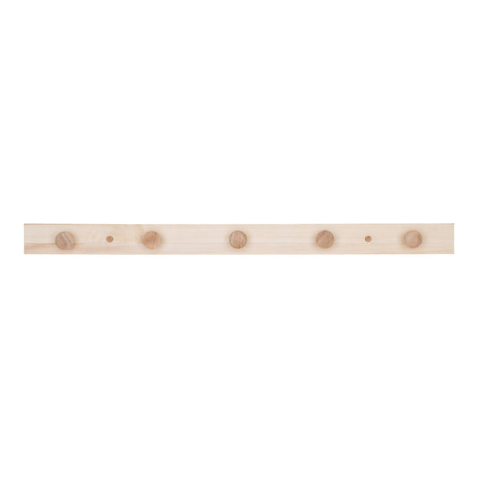Colgador de Pared Abano en Chopo Natural — 70 cm