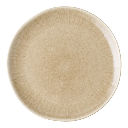 Set of 4 Viola Beige Stoneware Dinner Plates — Ø 27 cm
