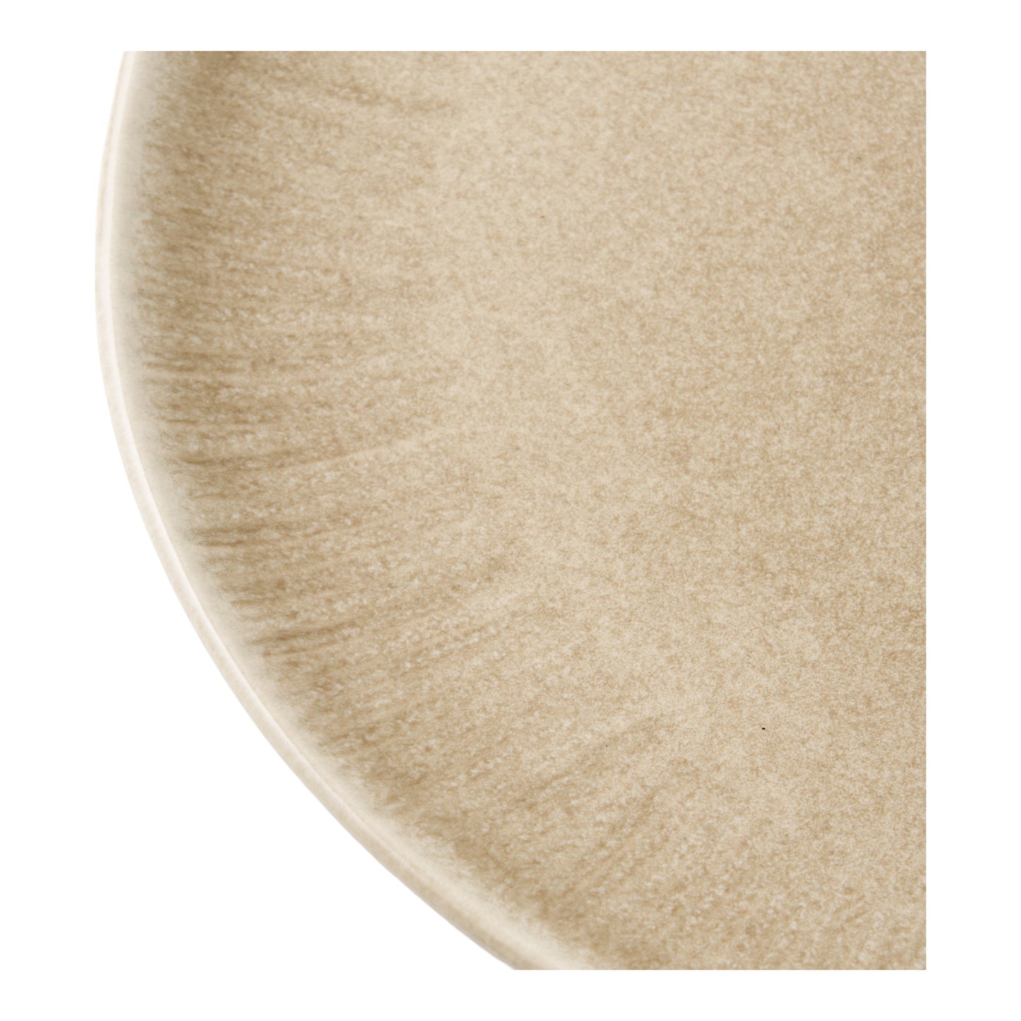 Set of 4 Viola Beige Stoneware Dinner Plates — Ø 27 cm