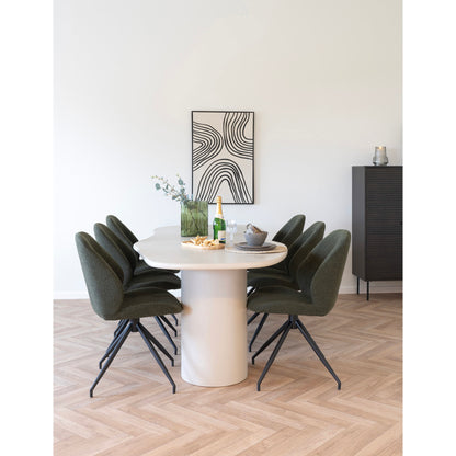 Lipari Canvas Print No. 2, Black and Beige — 60 × 90 cm