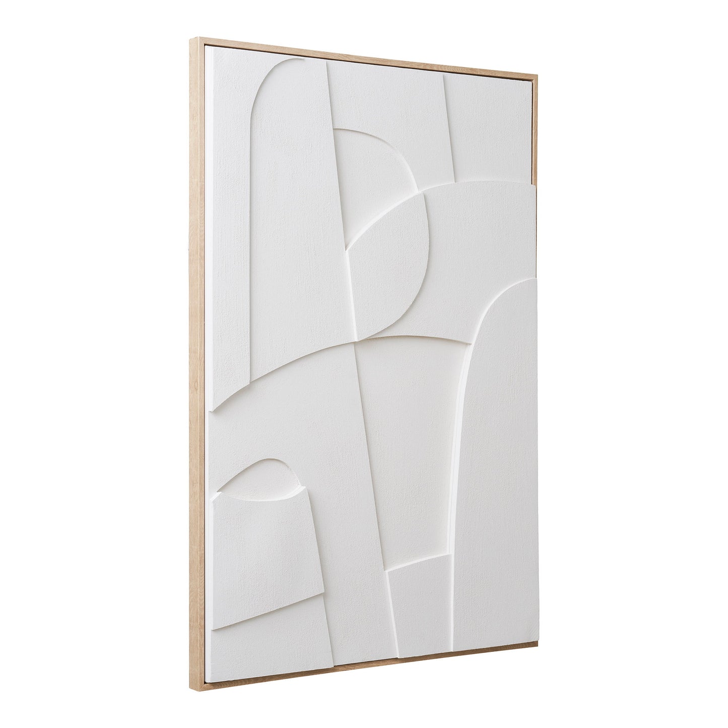 Decoração de Parede em Relevo Madeline N.º 1, Branco 60 × 90 cm