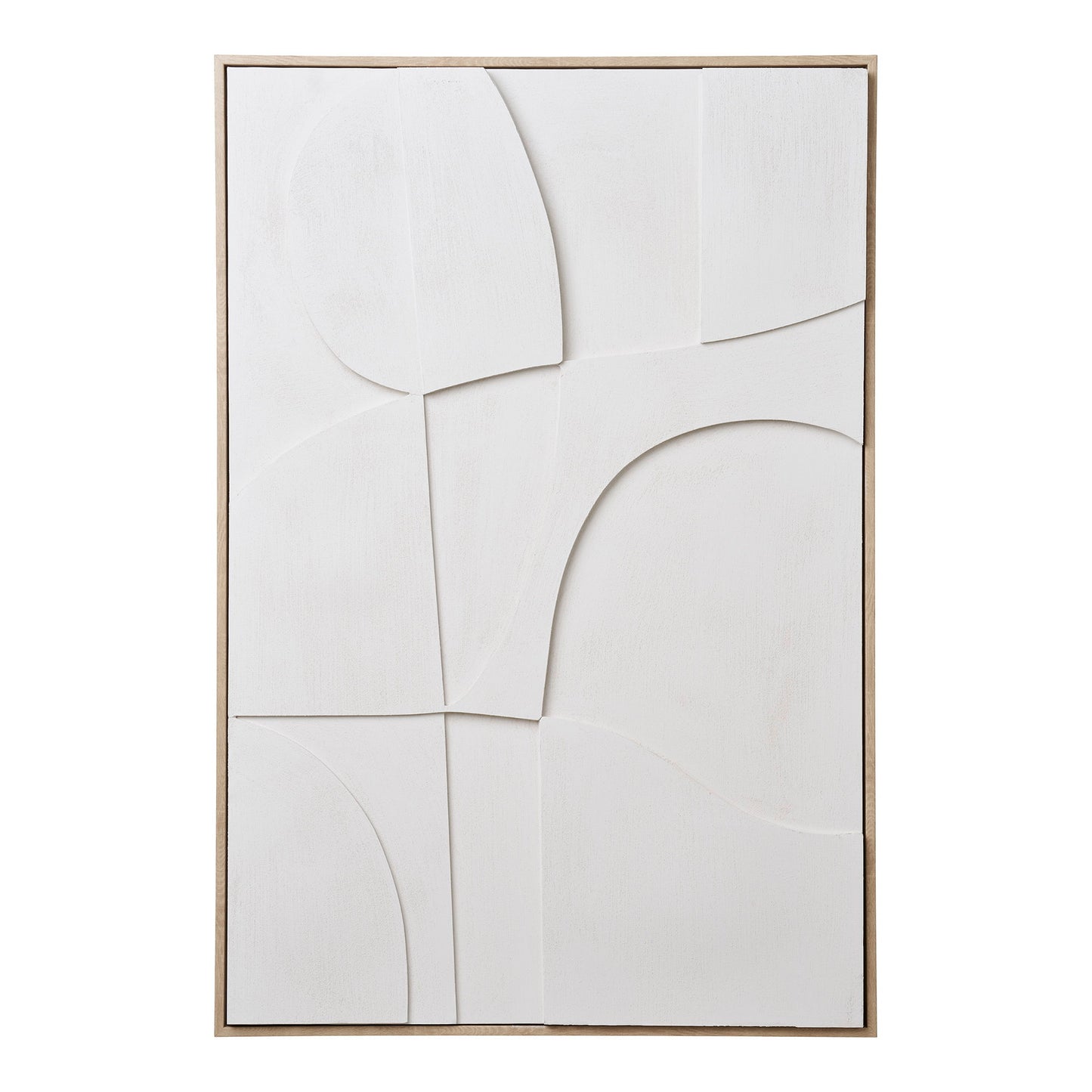 Decoração de Parede em Relevo Madeline N.º 2, Branco 60 × 90 cm