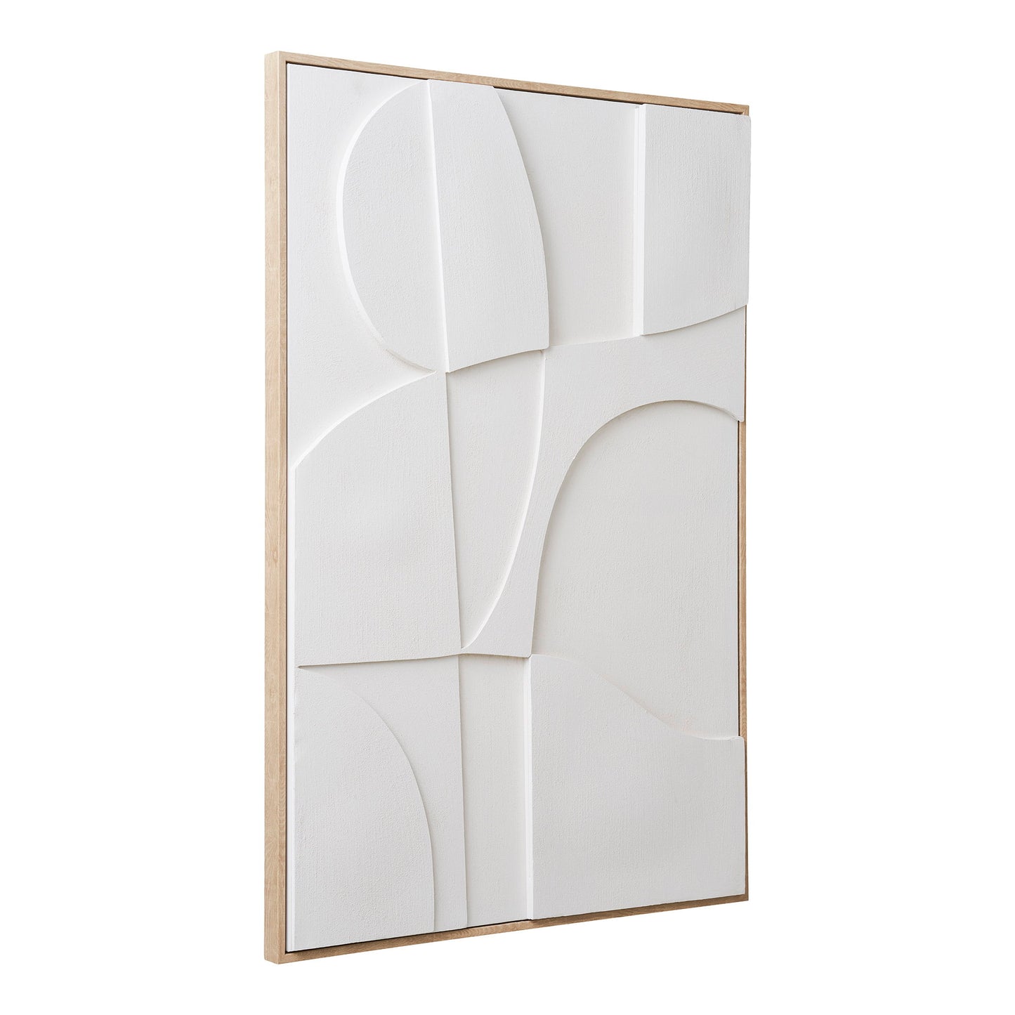 Decoração de Parede em Relevo Madeline N.º 2, Branco 60 × 90 cm