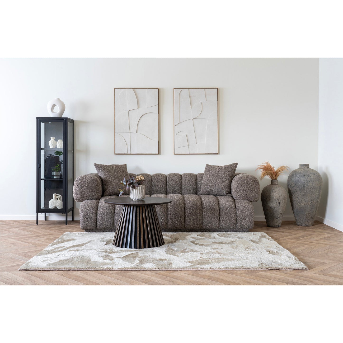 Decoração de Parede em Relevo Madeline N.º 2, Branco 60 × 90 cm