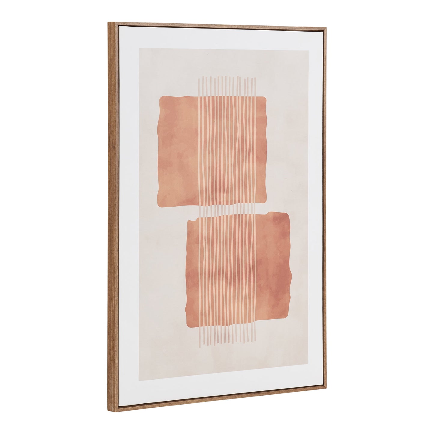 Mina Canvas Print No. 2, Beige and Brown 50 × 70 cm