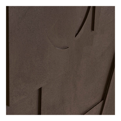 Decoração de Parede Isabella em Relevo Castanho, N.º 1 — 60 × 90 cm