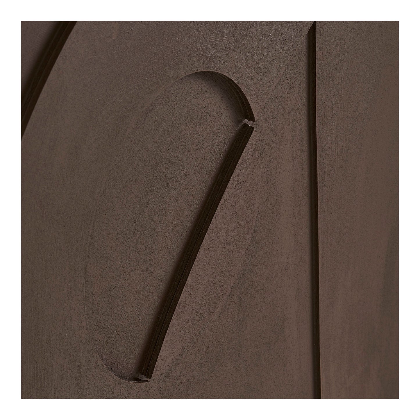 Decoração de Parede Isabella em Relevo Castanho, N.º 2 — 60 × 90 cm